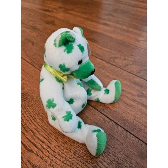 TY Beanie Baby Clover The Bear With Tag - Picture 4 of 5